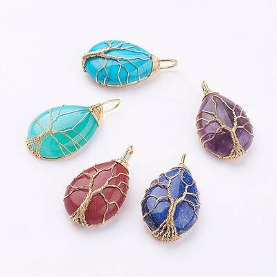 Mixed Stone Pendants