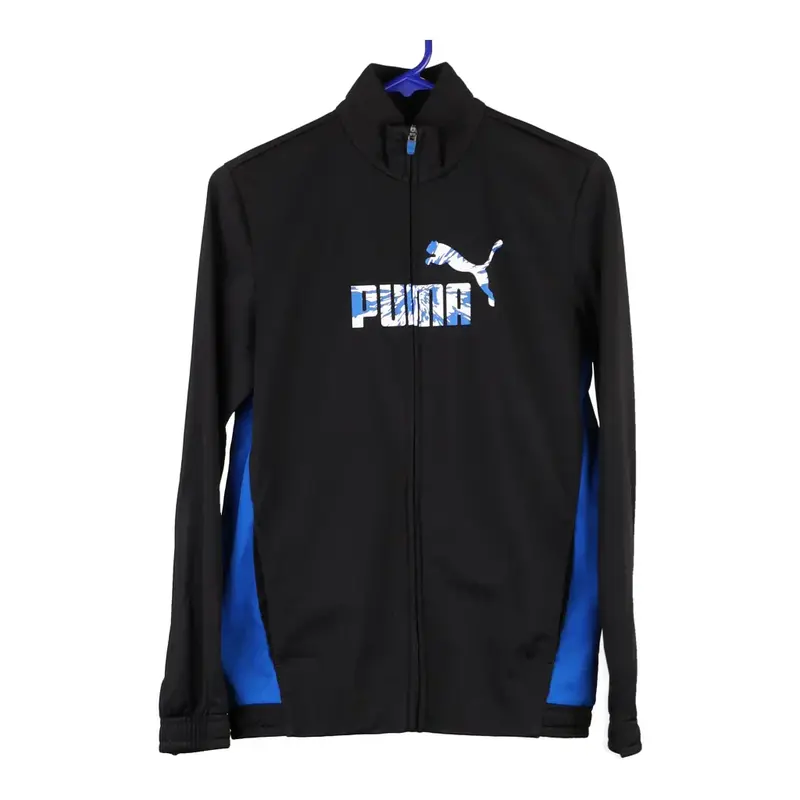 Age 13-14 Puma Track Jacket - XL Black Polyester