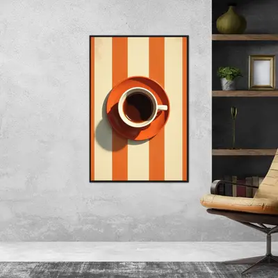 Pop of Orange - Coffee Delight