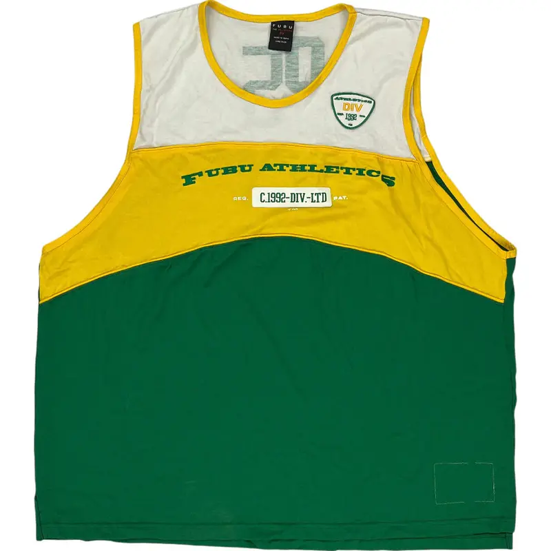 Fubu Athletics Vest - 2XL - Multicoloured Polyester