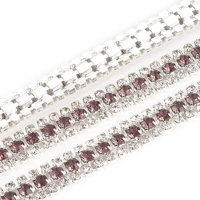 Brass Rhinestone Strass Chains