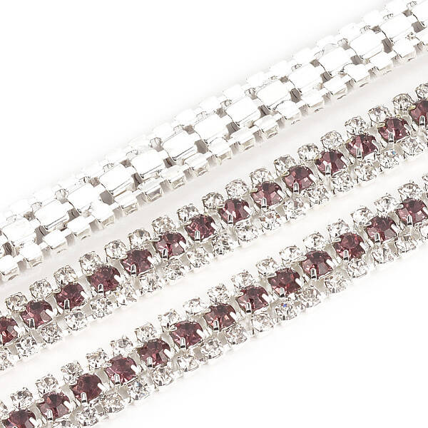 Brass Rhinestone Strass Chains