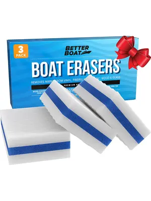 Magic Boat Eraser Boating Accessories Gifts for Cleaning Boat Accessories or Gift for Pontoon Fishing Jon Boats Vinyl Boat Cl...