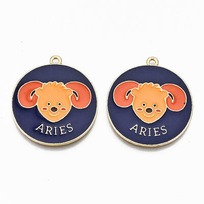 Alloy Enamel Pendants