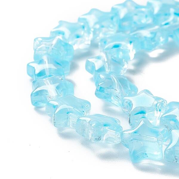 Transparent Glass Beads Strand
