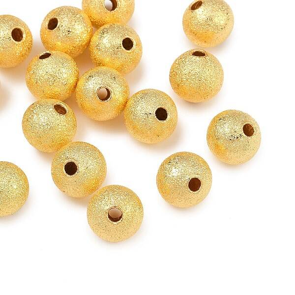 Textured Brass Beads