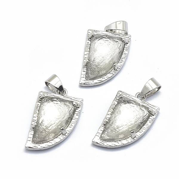 Natural Quartz Crystal Gemstone Pendants