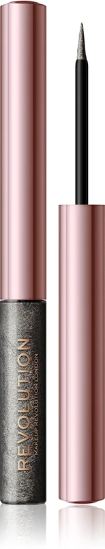 Makeup Revolution Festive Allure Precision Liquid Eyeliner in Silver Flash 2.4 ml