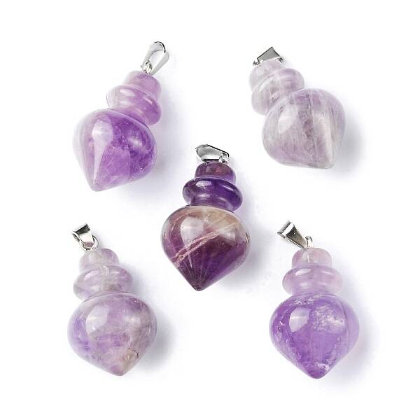 Natural Amethyst Pendants