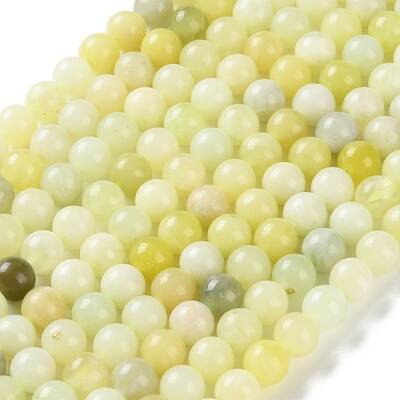 Natural New Jade Round Beads Strands