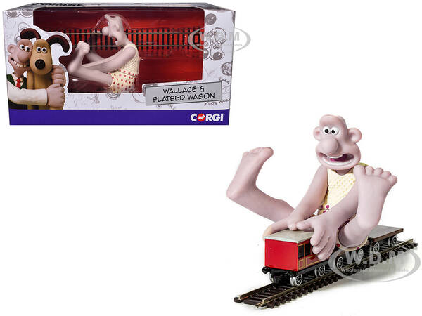 Flatbed Wagon and Wallace Figure 5 piece Set \