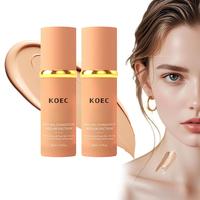 KOEC 4 in 1 Foundation Liquid Color Changing Foundation, 4 in 1 Light Spectrum, Medium Full Coverage Concealer, Long Wearing ...