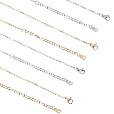 304 Stainless Steel Cable Chain Necklaces