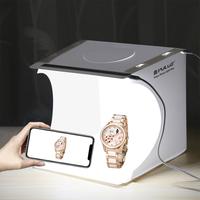 Portable Mini Light Room with USB Cable & Backdrops, Foldable Light Box, Photo Studio Photography Lighting Tent Kit, Mini Sho...