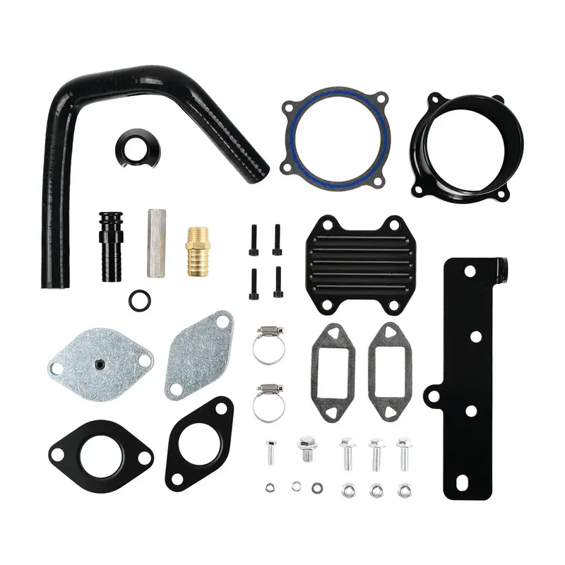 EGR Delete Kit For 2013-2018 6.7L Dodge Ram Cummins Diesel EGR Plate Cooler & Throttle Valve Delete Kit