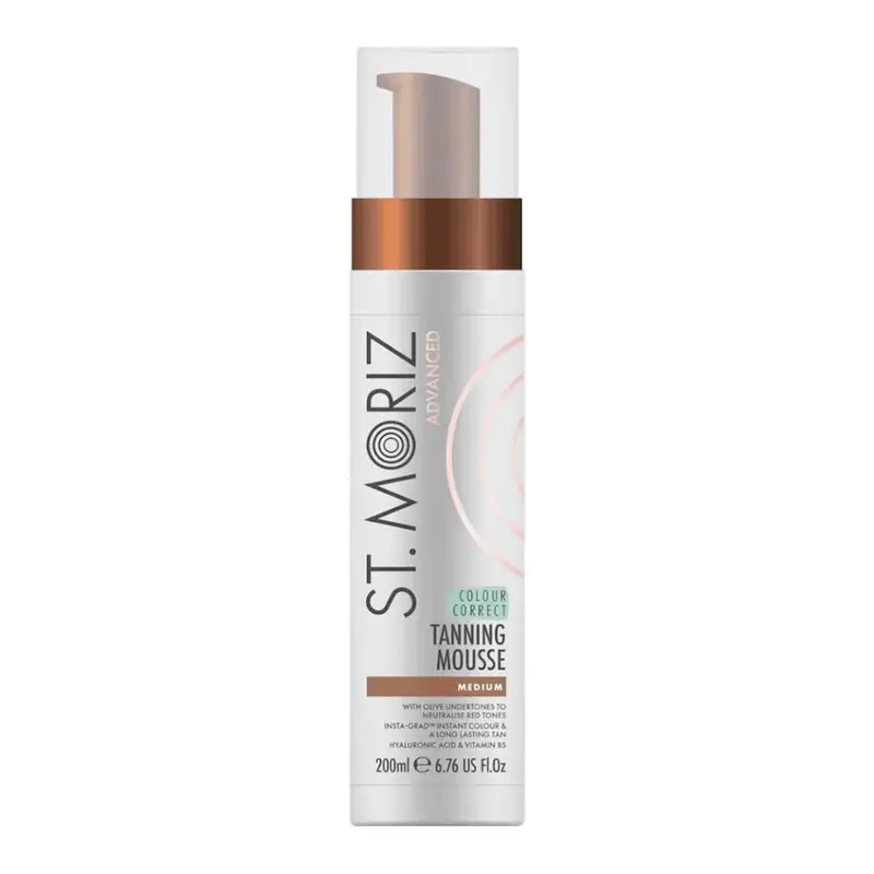 St. Moriz Mousse Autoabbronzante Idratante Correttiva del Colore per il Viso 200 ml