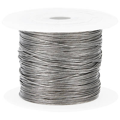 Beebeecraft 60M Jewellery Wire 304 Stainless Steel Beading Wire Necklace Wire for Jewellery Bracelet Making (0.6mm)