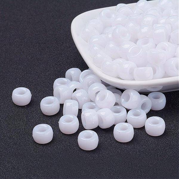 Opaque Acrylic European Beads