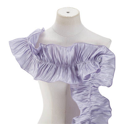 Polyester Ruffled Ribbon