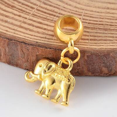 Elephant Alloy European Dangle Charms