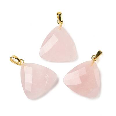 Natural Rose Quartz Pendants