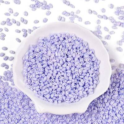 Opaque Colours Luster Glass Seed Beads