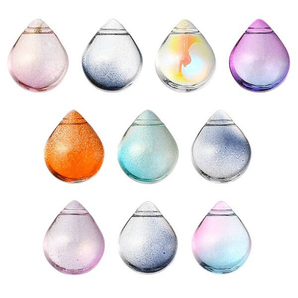 Electroplate Transparent Glass Beads