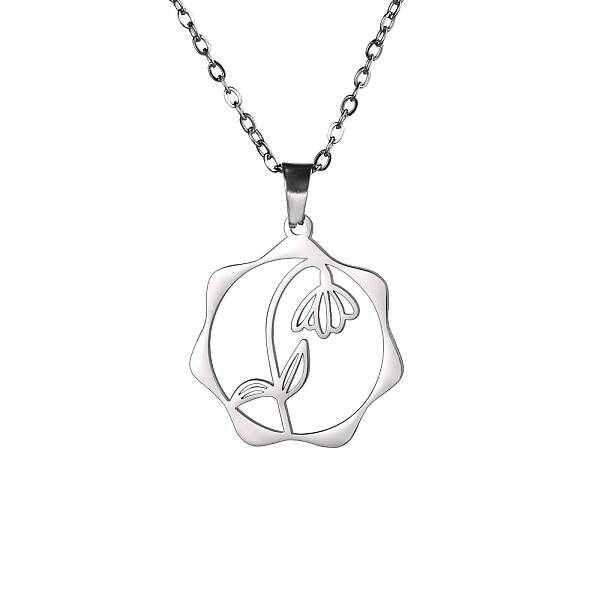 Non-Tarnish Stainless Steel Pendant Necklaces