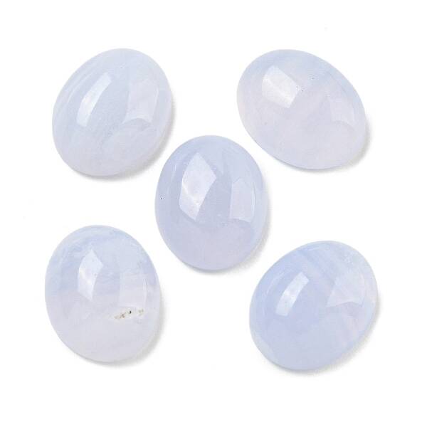 Natural Blue Lace Agate Cabochons