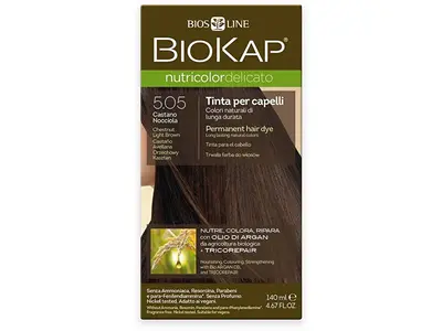 Biokap Nutricolor Delicato - Colore Per Capelli - 5.05 Castano - Castano Chiaro 140 Ml