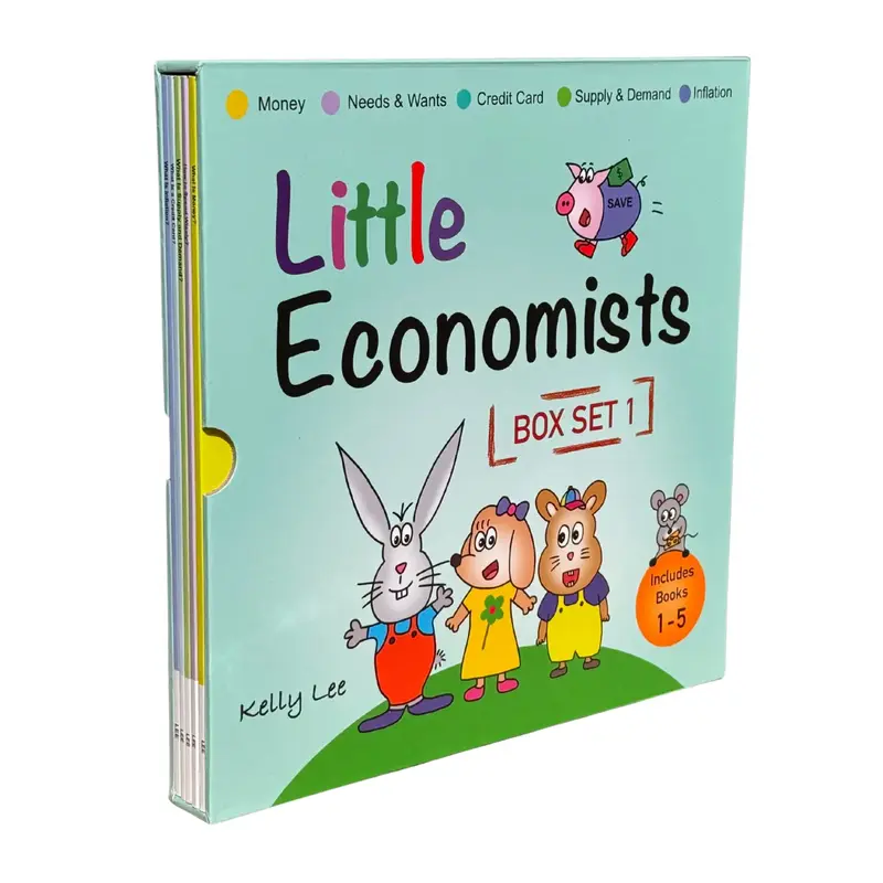 Little Economists Box Set 1: Book 1-5, Sparking Financial Curiosity in Young Learners, Learn About Saving, Needs vs Wants, Su...