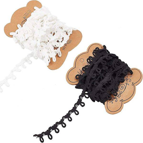 2 Rolls 3m/Roll Elastic Cord with Buttonhole
