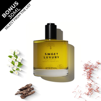 Eternal Perfume Oils – Sweet Luxury Perfume Oil, Rich & Long-Lasting Unisex Scent | 50ml with Bonus 30ml Bottle of Your Cho...
