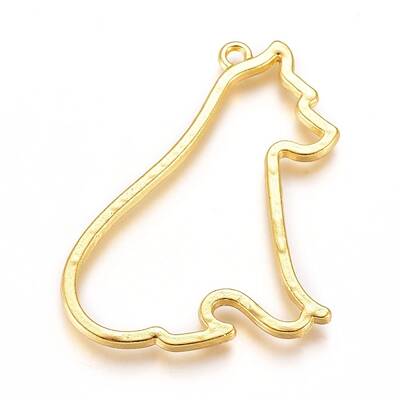 Zinc Alloy Open Back Bezel Pendants