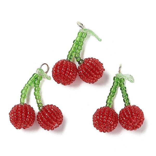 Glass Seed Beaded Pendants