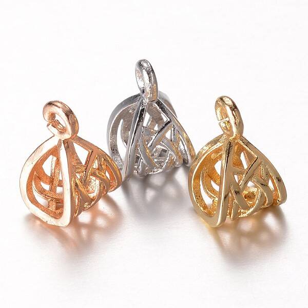 Hollow Brass Charms