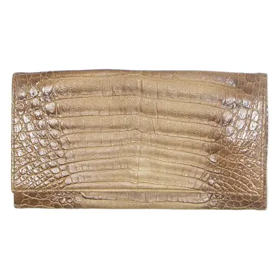 Purse Womens Clutch Bag Brown Leather Animal Print