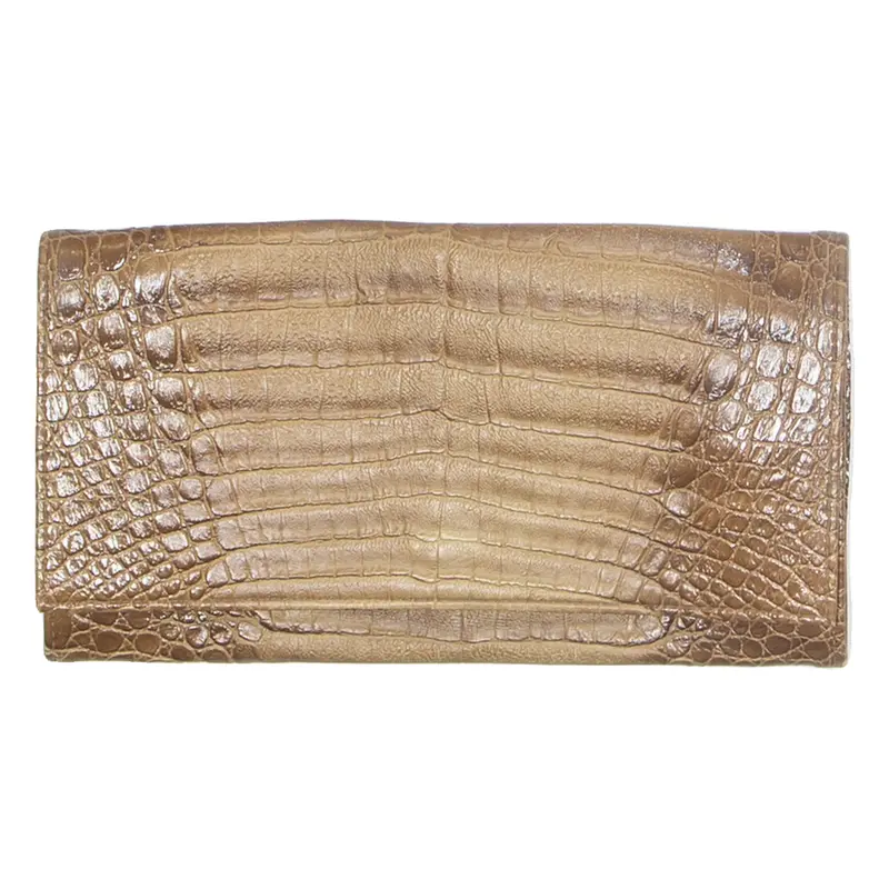 Purse Womens Clutch Bag Brown Leather Animal Print