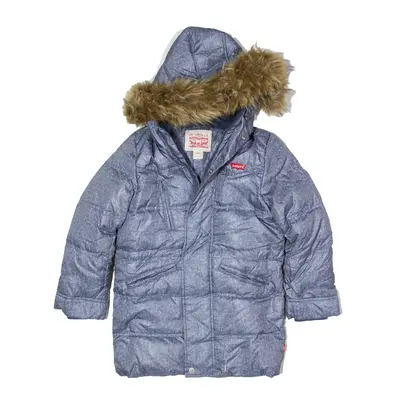 LEVI'S Down Insulated Parka Style Puffer Coat Blue Boys M