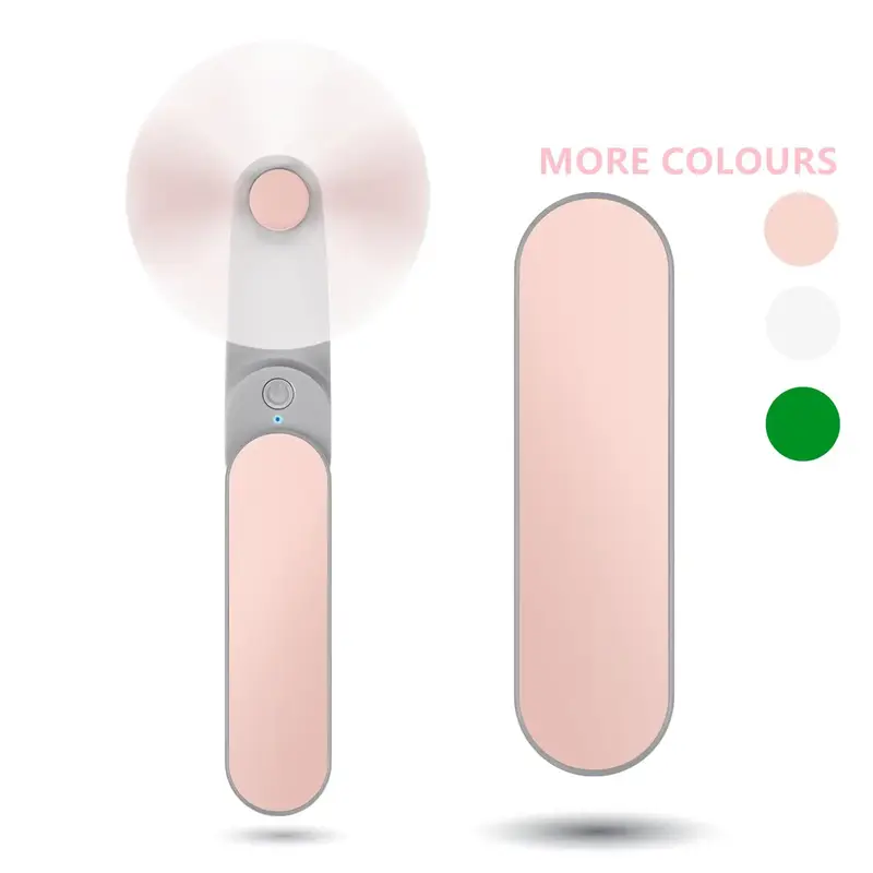 Handheld Mini Fan, 3 Speeds Rechargeable Travel Fan, Portable USB Small Pocket Fan, Personal Fan Suitable for Home Outdoor Tr...