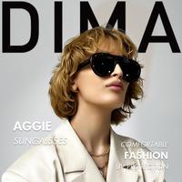 DIMA Eyewaer - Aggie Sunglasses , Sunglasses with Trendy Casual Ombre Oval Frame , Women's Sunglasses,Tinted Lens ,HD CR39 Le...