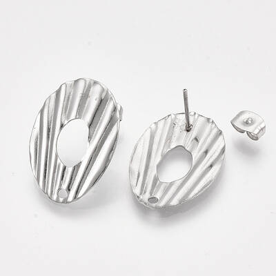 Non-Tarnish 304 Stainless Steel Stud Earring Findings