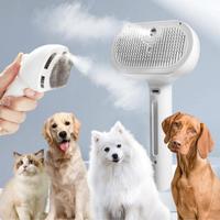 SEPTSUN Pet Spray Hair Removal Comb, pet hairbrush, pet hair cleaning brush with sheddingbutton, cat brush, dog brush, cat an...