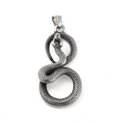Retro 304 Stainless Steel Big Pendants