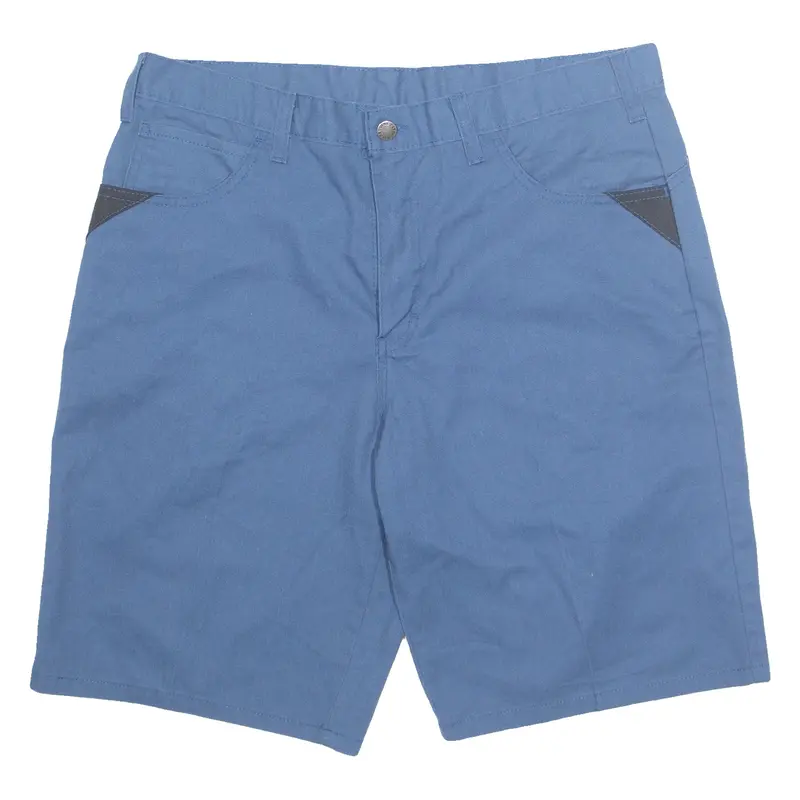 DICKIES Mens Workwear Shorts Blue L W36