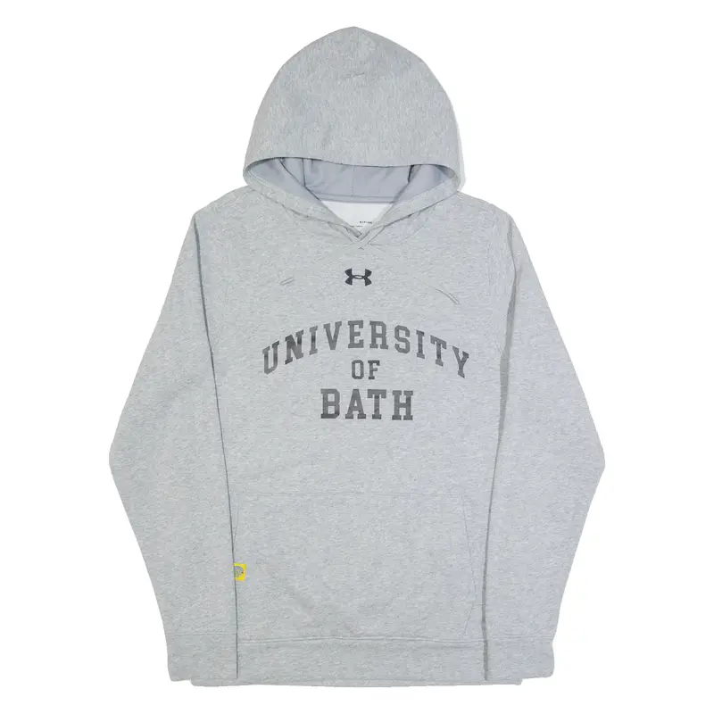 UNDER ARMOUR University Of Bath Oversized Mens Grey Hoodie S