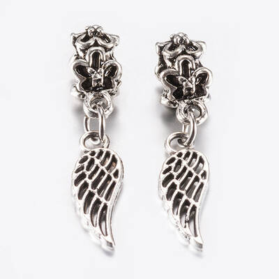 Tibetan Style Alloy European Dangle Charms