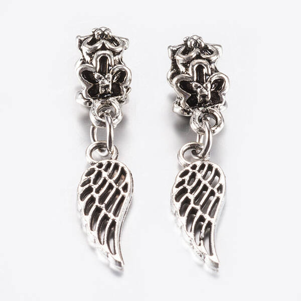 Tibetan Style Alloy European Dangle Charms