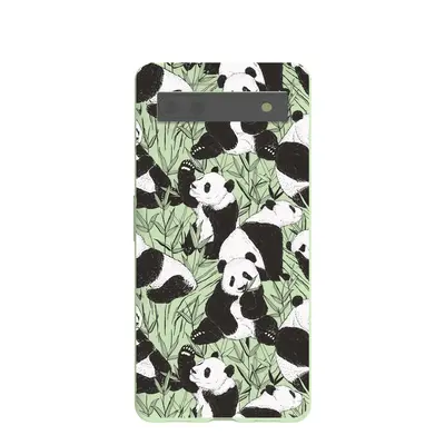 Sage Green Pandamonium Google Pixel 6a Case