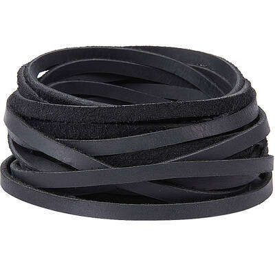 Flat Cowhide Leather Jewelry Cord